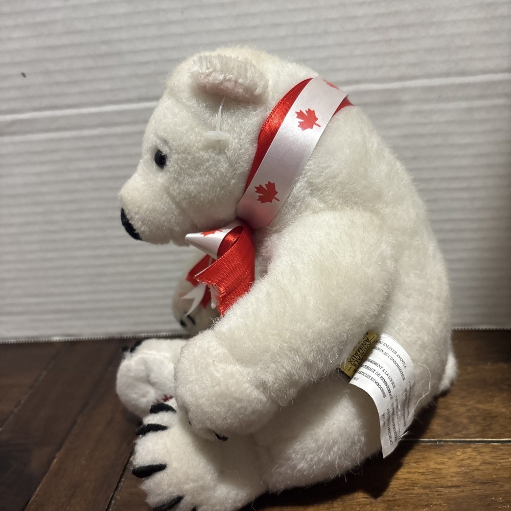 Chi Chi‎ Collection Canada Polar Bear Plush 8" Rare Stuffed Animal - Picture 4 of 9